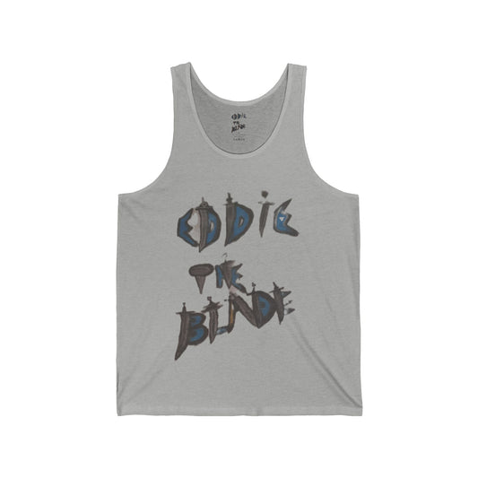 Eddie the blade grey Tank top w/daggers