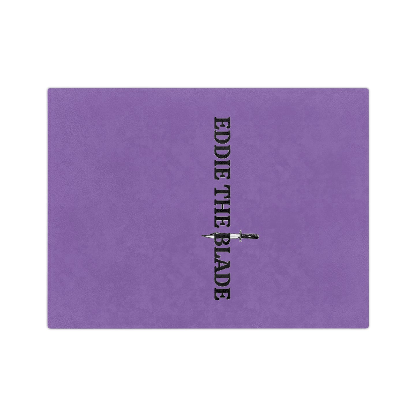 Eddie the blade purple Blanket w/logo