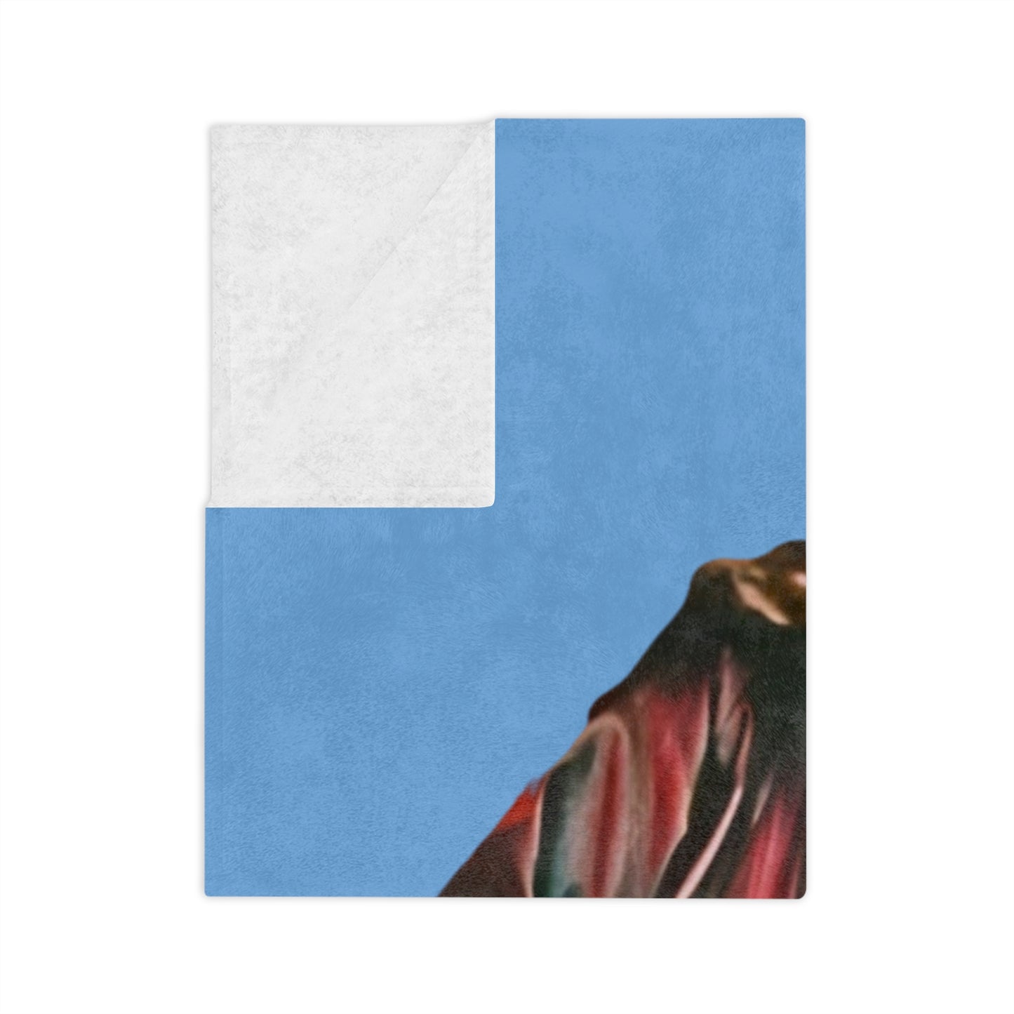 Eddie the blade blue blanket w/photo/logo