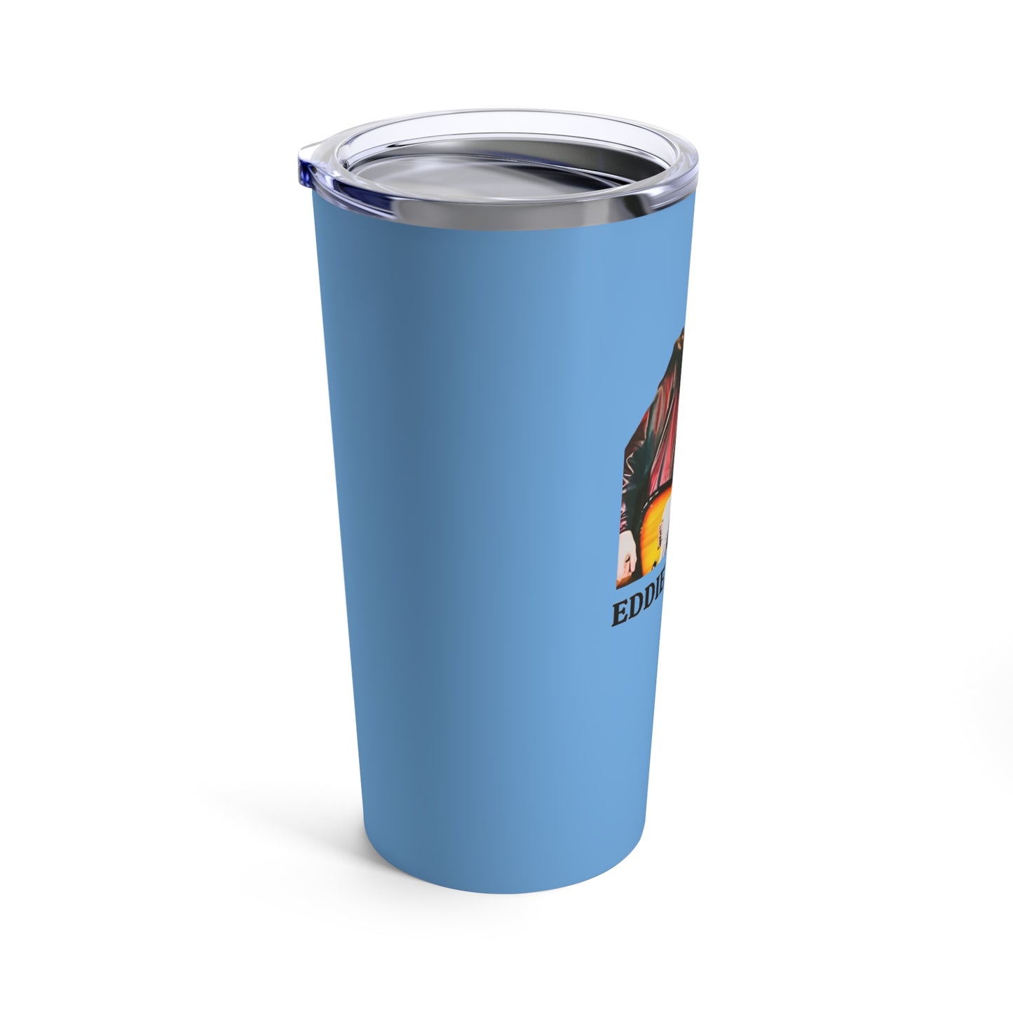 Eddie the blade blue Tumbler w/black logo