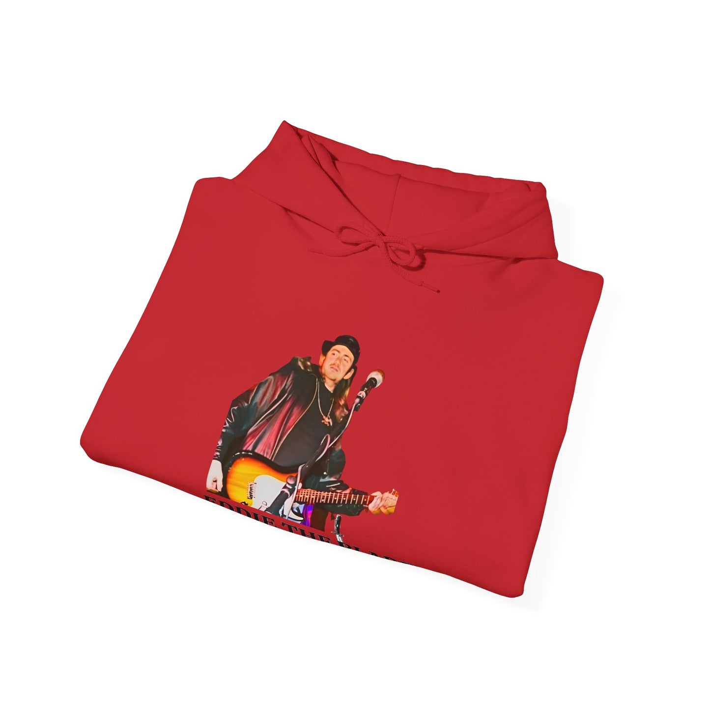 Eddie the blade red hoodie w/photo/logo