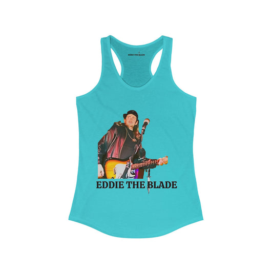 Eddie the blade blue ladys Tank top