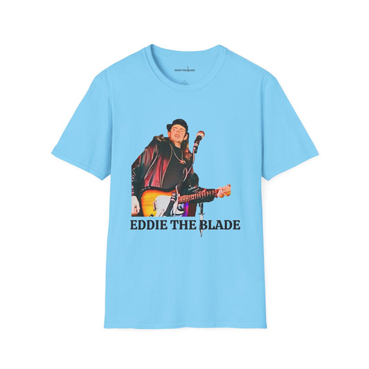 Eddie the blade ladys T-Shirt (blue)