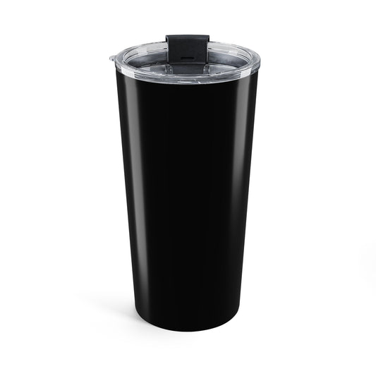 Eddie the blade black tumbler w/blue logo