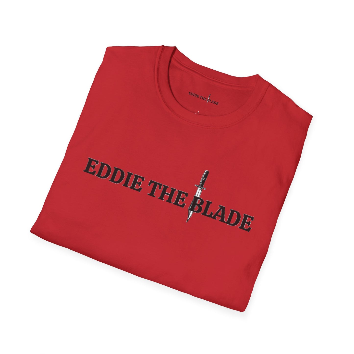 Eddie the blade lady's T-Shirt (red w/logo)