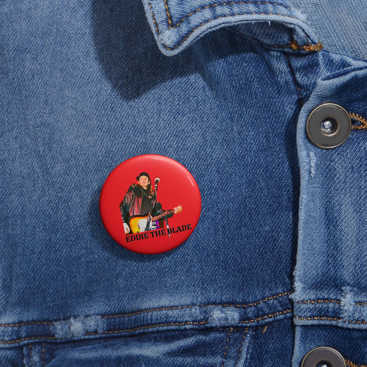 Eddie the blade Buttons (red)