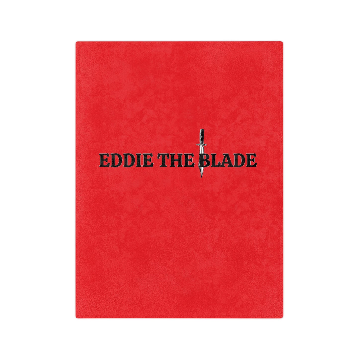 EDDIE the blade red Blanket w/logo