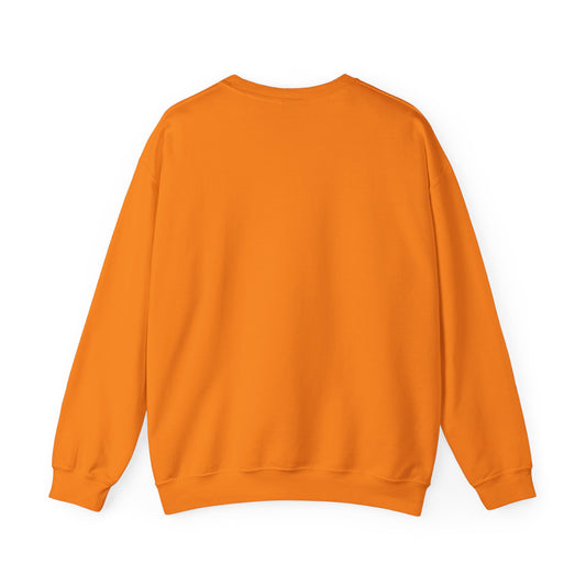 Eddie the blade orange sweat shirt w/logo