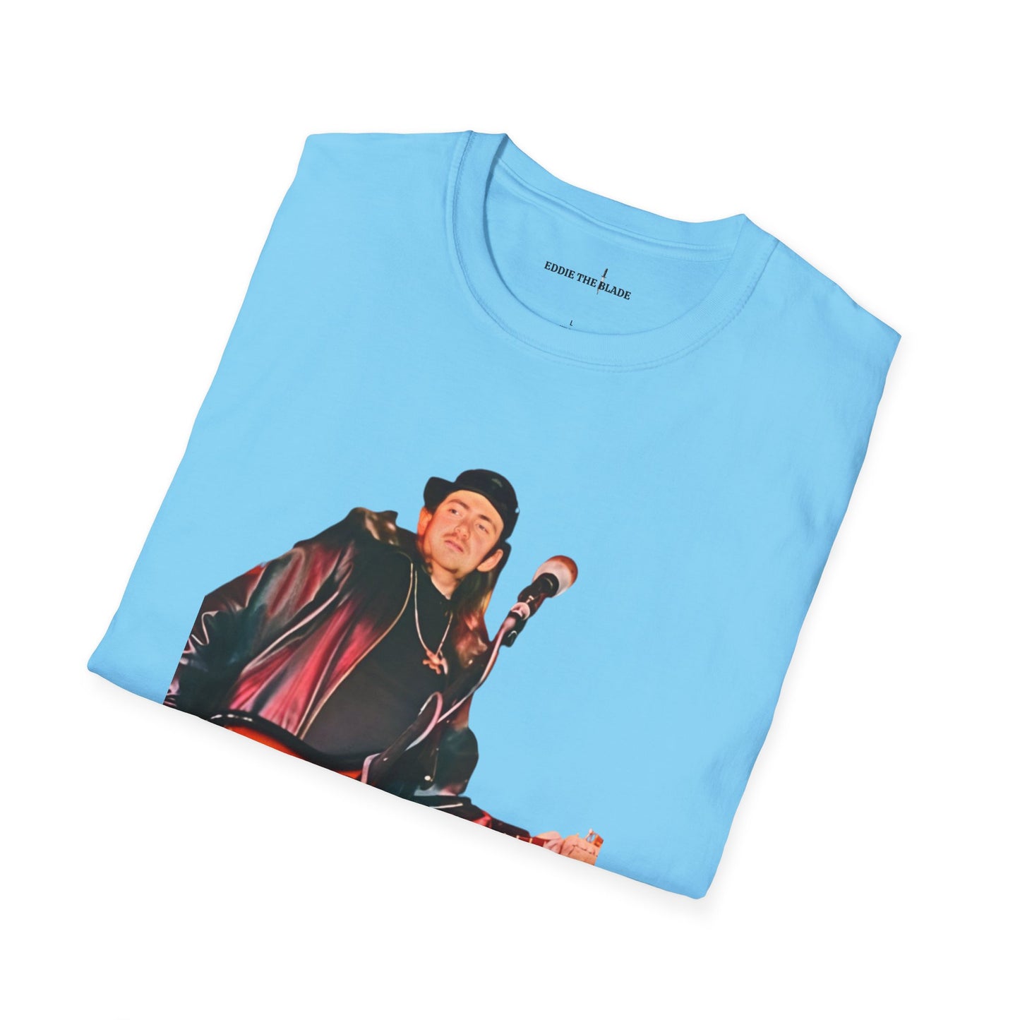 Eddie the blade ladys T-Shirt (blue)