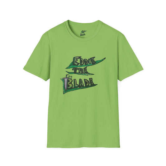 Eddie the blade green T-Shirt w/leaf logo