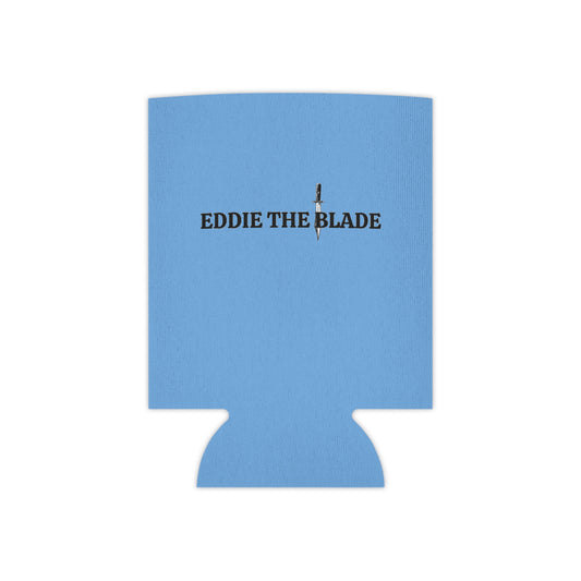 Eddie the blade blue Can Cooler w/logo