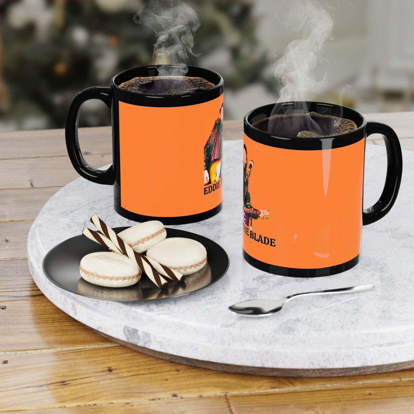 Eddie the blade Coffee Mug (orange)