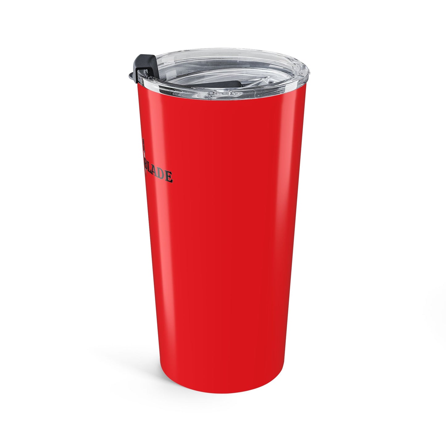 Eddie the blade red Tumbler w/logo