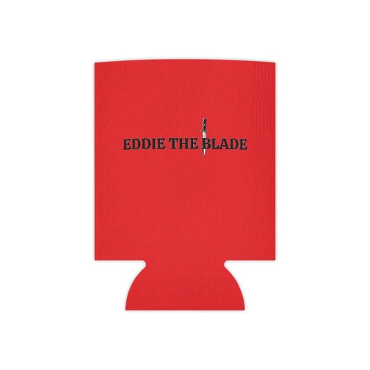 Eddie the blade red Can Cooler w/logo