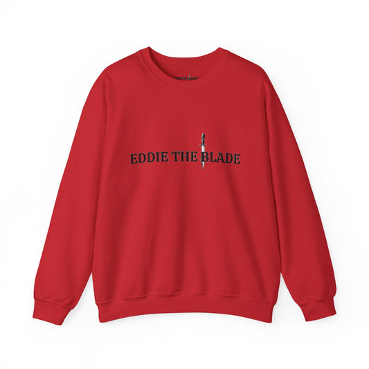 Eddie the blade red Sweatshirt w/logo