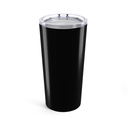 Eddie the blade black tumbler w/photo/purple logo