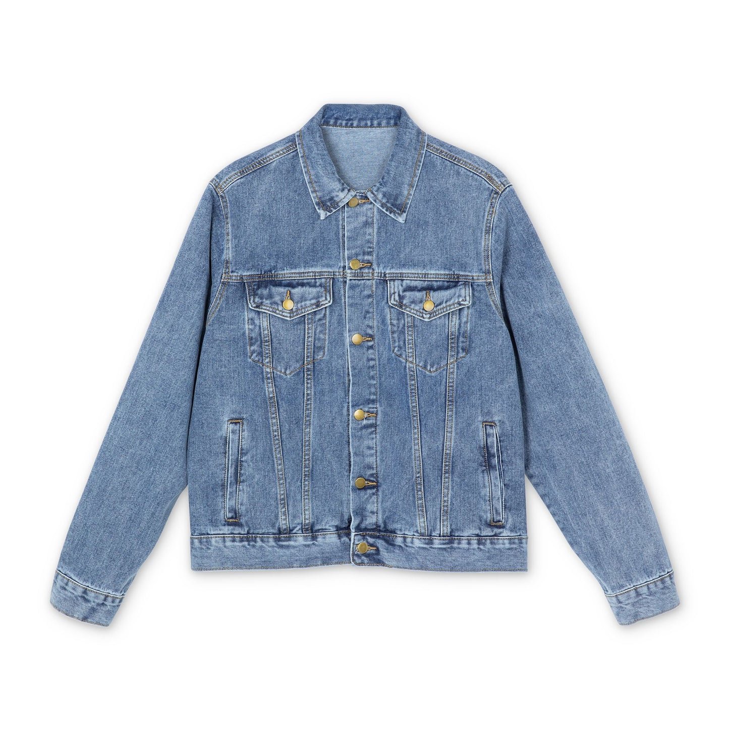 Eddie the blade jean Jacket with red logo