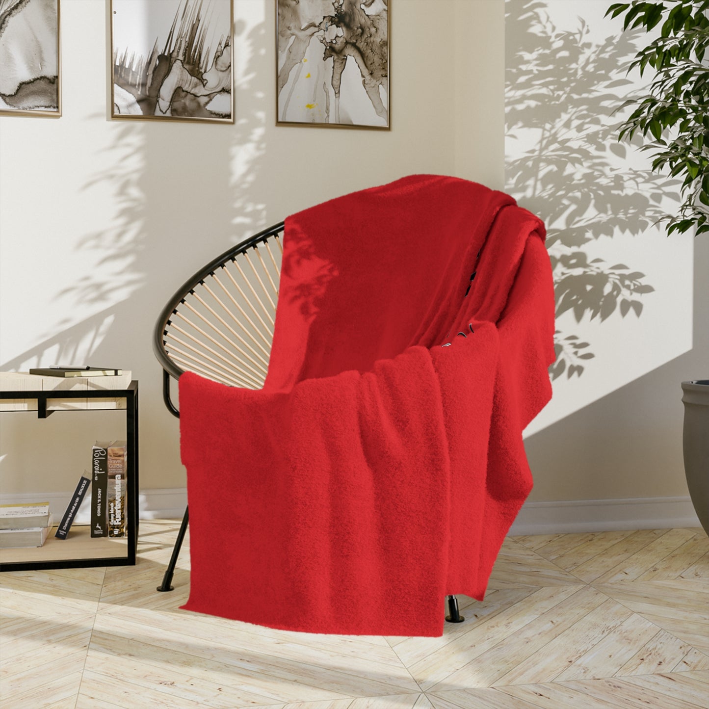 EDDIE the blade red Blanket w/logo