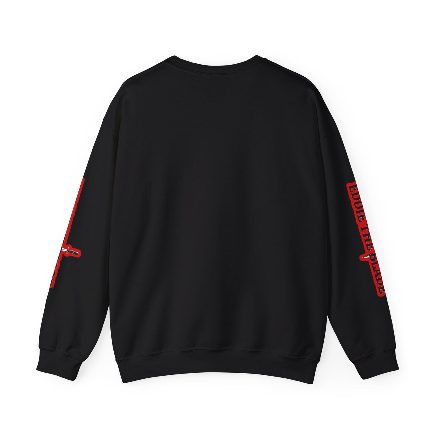 Eddie the blade black Sweatshirt w/photo/red logo