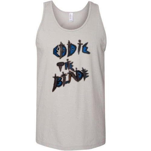 Eddie the blade grey tank top w/daggers