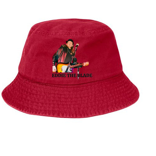 Eddie the blade red bucket hat
