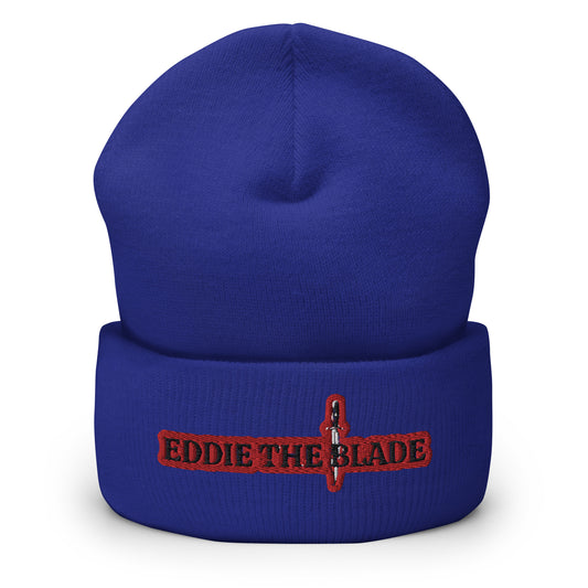Eddie the blade blue Beanie