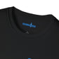Eddie the blade lady's  T-Shirt (black w/blue logo)