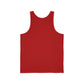 Eddie the blade mens red Tank w/photo/logo