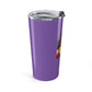 Eddie the blade purple Tumbler w/photo red logo