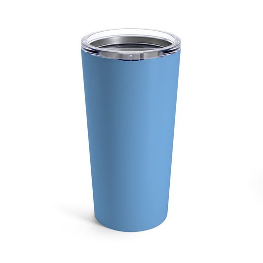 Eddie the blade blue Tumbler w/black logo