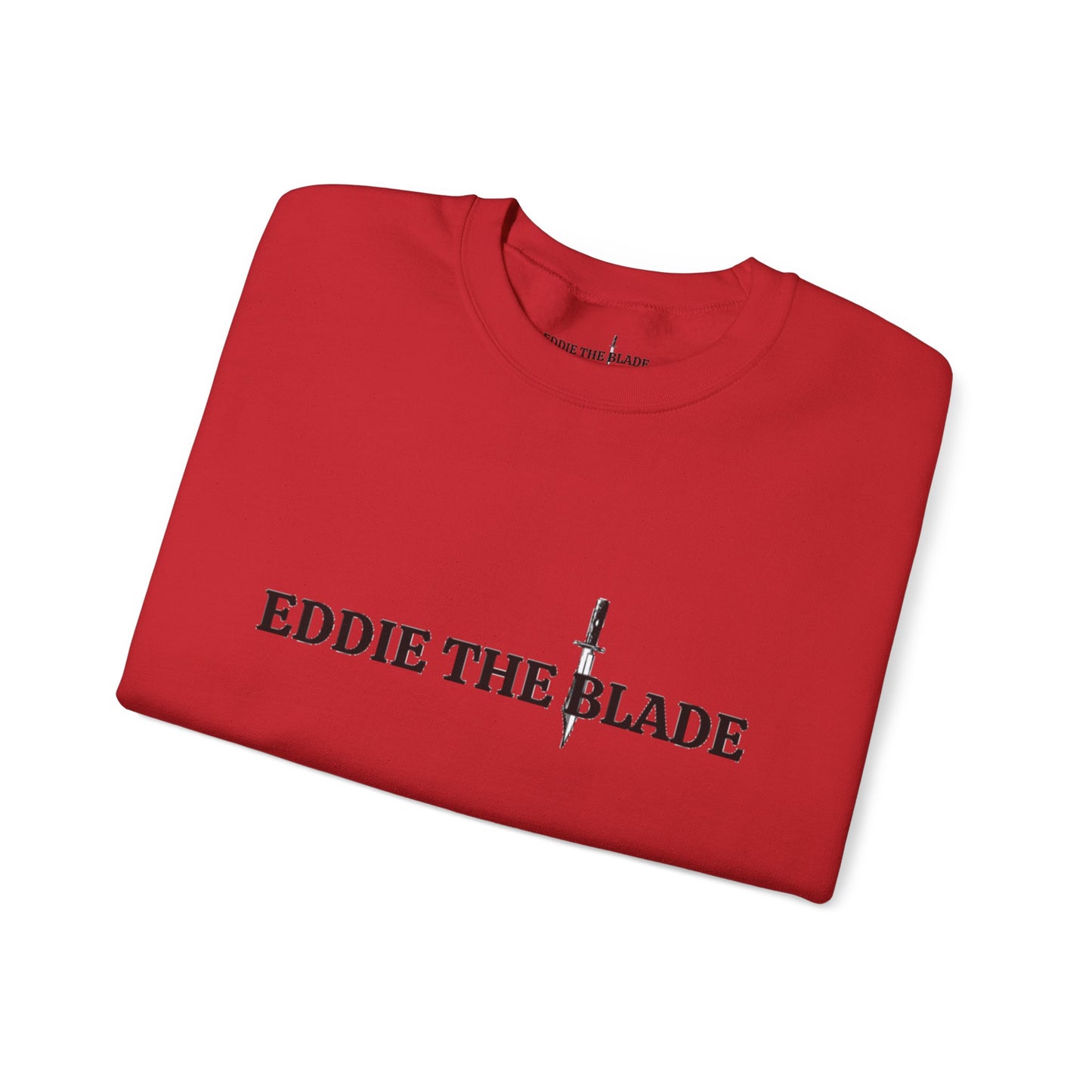 Eddie the blade red  Sweatshirt w/logo
