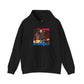 Eddie the blade black hoodie w/photo/blue logo