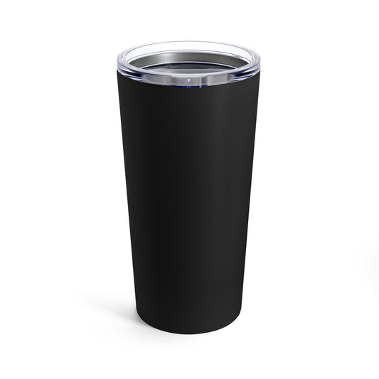 Eddie the blade black tumbler w/red logo