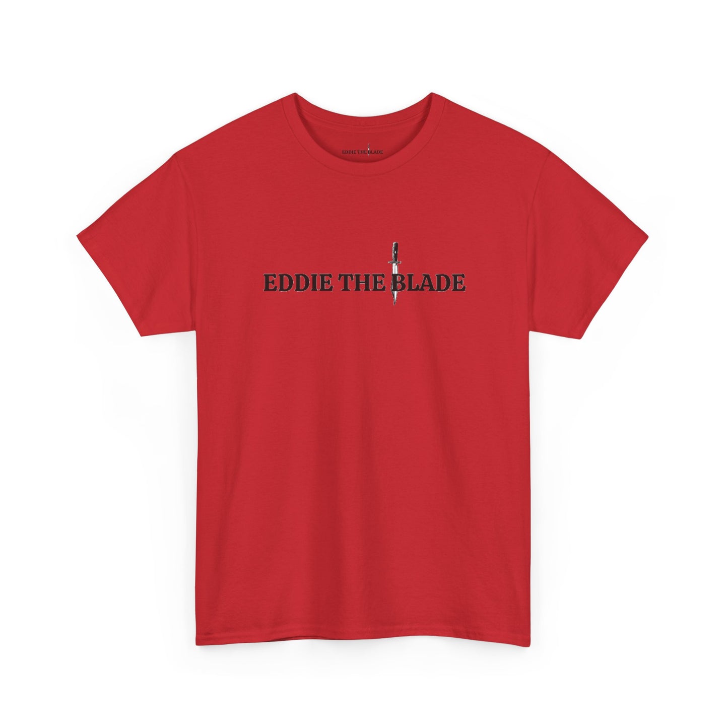 Eddie the blade red lady's t-shirt w/logo