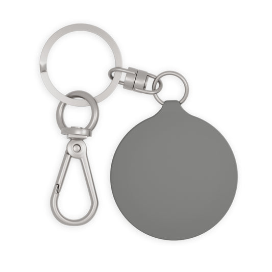 EDDIE the blade round key chain w/photo/logo (red)