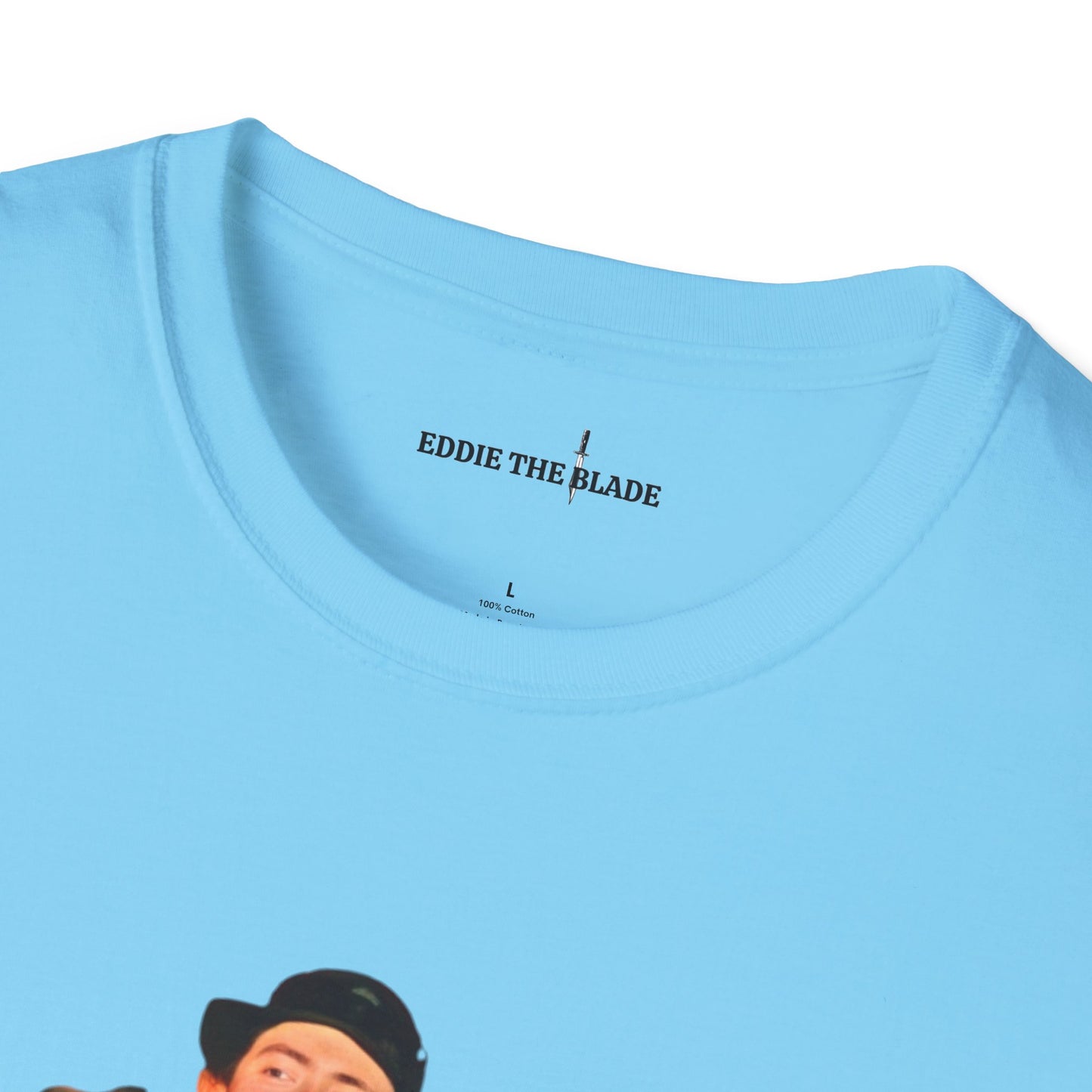 Eddie the blade ladys T-Shirt (blue)