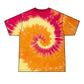 Eddie the blade orange rainbow Tie-Dye T-shirt