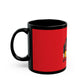 Eddie the the blade red coffee Mug w/black trim