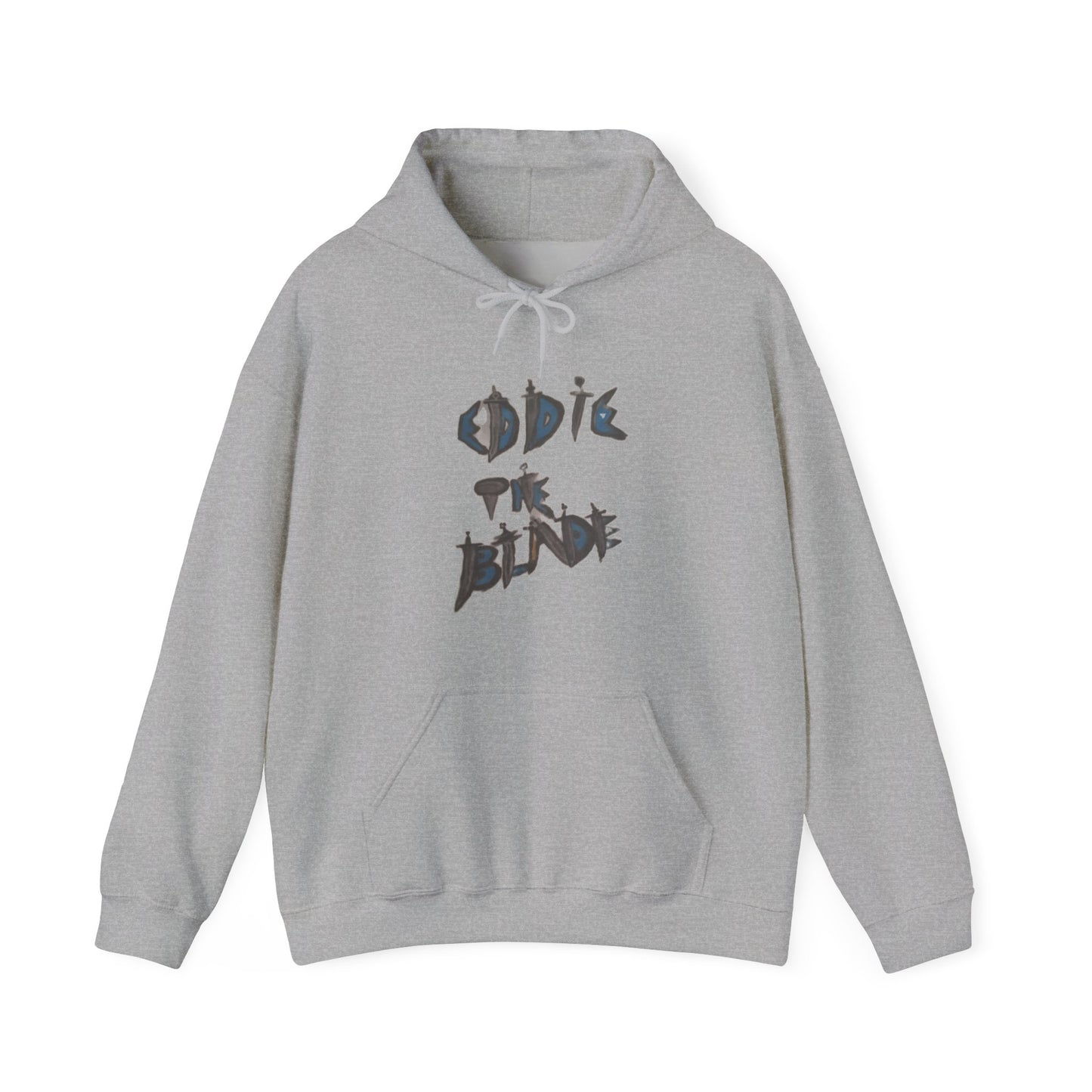 Eddie the blade grey hoodie w/daggers