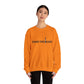 Eddie the blade orange sweat shirt w/logo