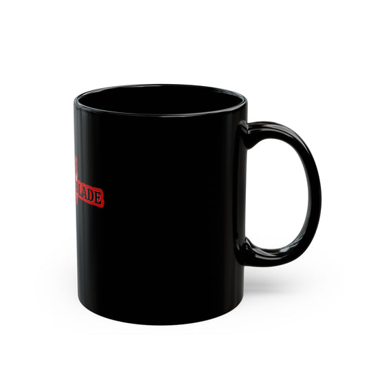 Eddie the blade Black Mug w/red logo