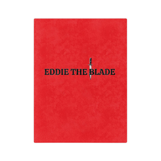 EDDIE the blade red Blanket w/logo