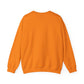 Eddie the blade orange sweat shirt w/logo