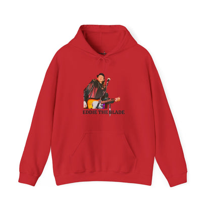 Eddie the blade red hoodie w/photo/logo