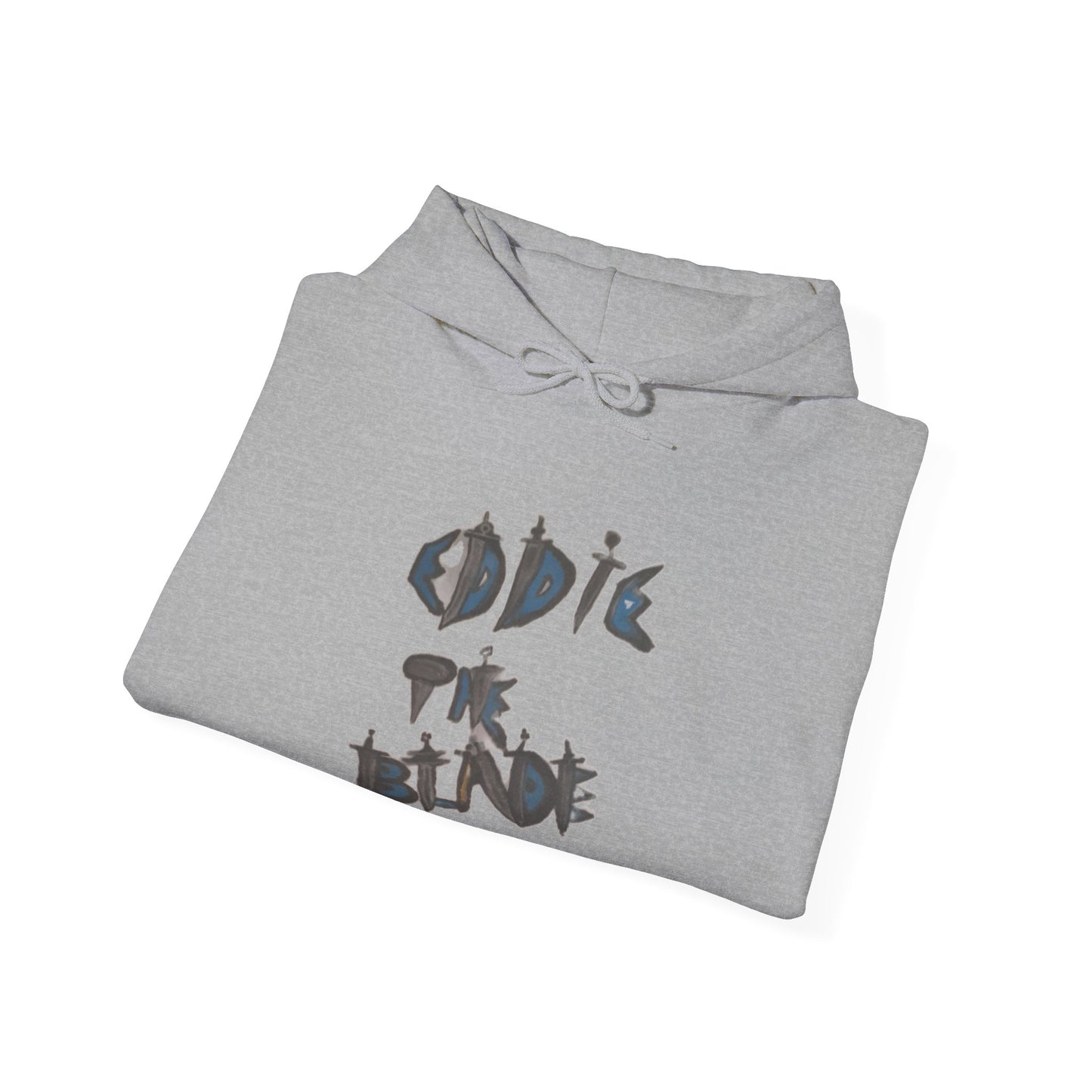 Eddie the blade grey hoodie w/daggers