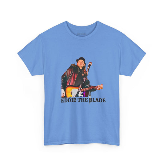 Eddie the blade ladys t-shirt w/photo/blue logo