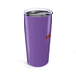 Eddie the blade purple tumbler w/red logo
