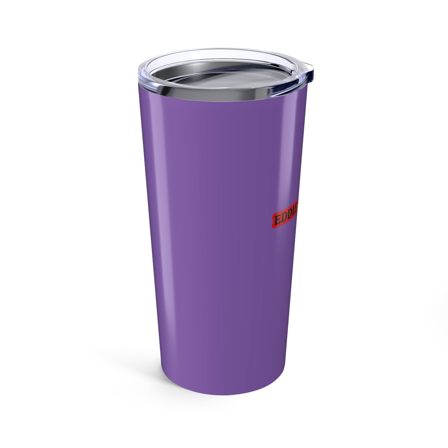 Eddie the blade purple tumbler w/red logo