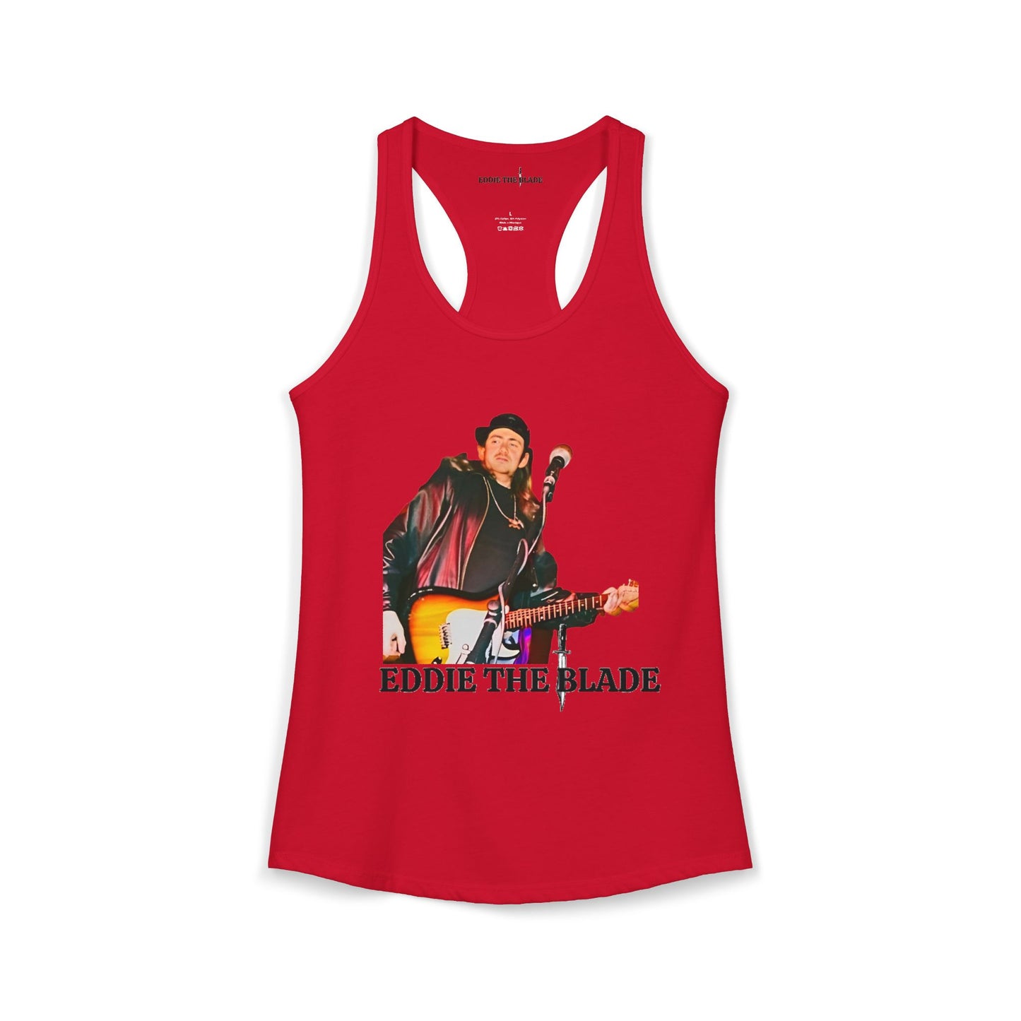 Ladys  Tank top w/redw/photo/logo