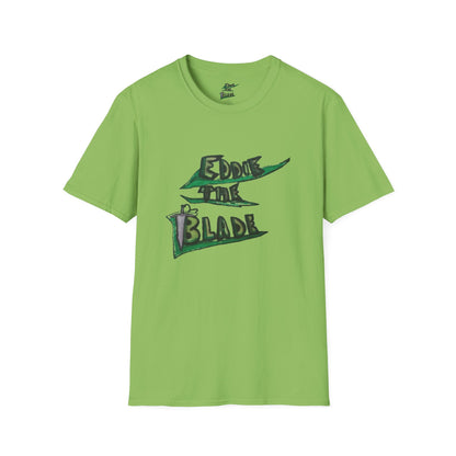 Eddie the blade green T-Shirt w/leaf logo